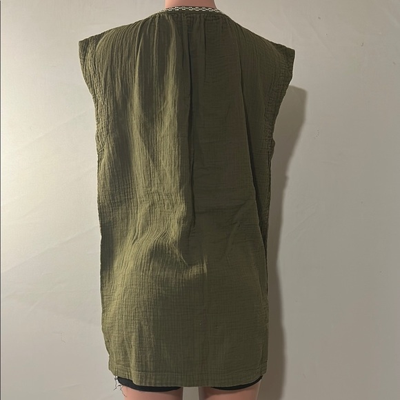 Madewell Women’s Embroidered Lightestspun Cover Up Tunic 100%Cotton Size  XSmall - Picture 8 of 14